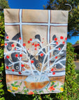 Garden Flags - Blackbirds Feast