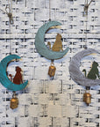 Cat and Moon Wind Chime