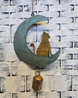 Cat and Moon Wind Chime