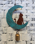 Cat and Moon Wind Chime