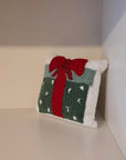 Christmas Dotted Present Throw Pillow
