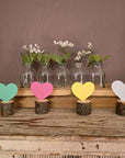 Set of 4 Mini Hearts Table Topper