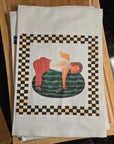 NANCY THOMAS KITCHEN TEA TOWELS - Watermelon Wine