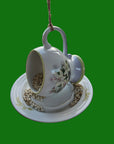 Teacup Bird Feeder - Lilies