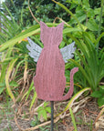 Angel Cat Plant Stake
