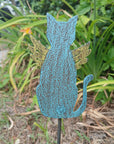 Angel Cat Plant Stake