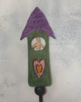 Birdhouse Plant Stake