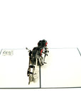 3D Pop-up Card - Motorcycle (First Class Forever stamp included)