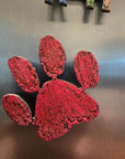 Dog, Cat, Paw Print magnets