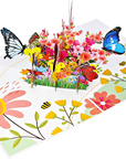 3D Pop-up Card - Spring Butterflies (First Class Forever stamp included)