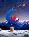Cat and Moon Wind Chime