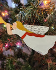 Nancy Thomas Mini Trumpet Angel Ornament