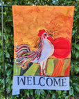 Garden Flags - Welcome Rooster