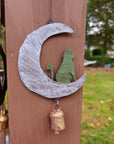 Cat and Moon Wind Chime