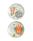 Vegetable Garden Hors d'oeuvres Plates (Set of 4)