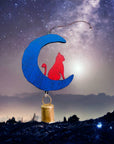 Cat and Moon Wind Chime