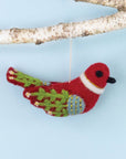 Bella Bird Red Ornament