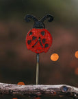 Ladybug Plant Stake