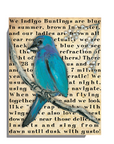 Gallery Grand - Birds Talk! Series - Indigo Bunting