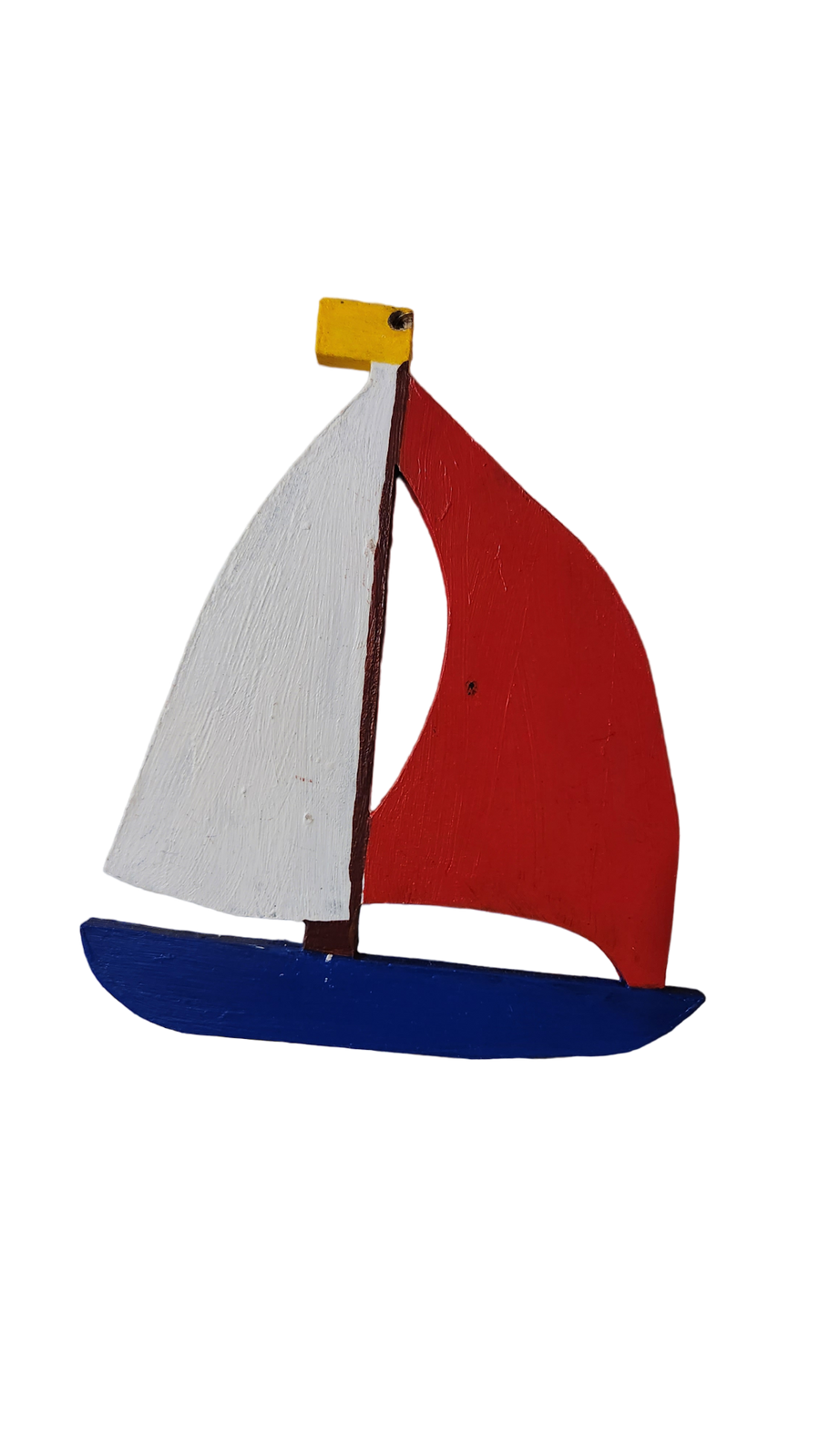 Nancy Thomas Hand-Painted Sailboat Ornament