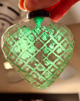 HEART OF GLASS WINDOW ORNAMENTS - 5 Colors to choose from