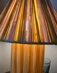 Golden Yellow Striped Raffia Lamps (3 sizes to choose from)