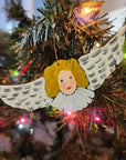 Nancy Thomas Logo Angel Ornament