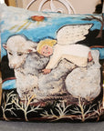 NANCY THOMAS PILLOWS - Angel on Lamb