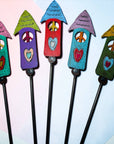 Birdhouse Plant Stake