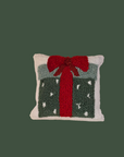 Christmas Dotted Present Throw Pillow