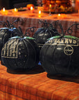 Black Recycled Metal Pumpkin
