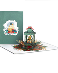 3D Pop-up Card - Christmas Lantern (First Class Forever stamp included)