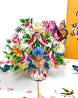 3D Pop-up Card - Flower vase (First Class Forever stamp included)
