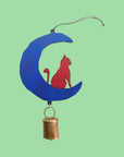 Cat and Moon Wind Chime