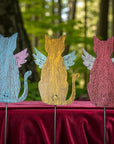 Angel Cat Plant Stake