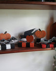 Crow and Pumpkin Table Topper