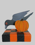 Crow and Pumpkin Table Topper