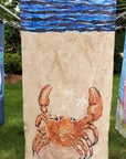 King Size Plush Beach Towels - BEACH CRAB