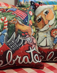 NANCY THOMAS PILLOWS - Santas - Original Celebrate