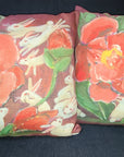 NANCY THOMAS PILLOWS - Rabbits and Flowers