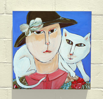Gallery Grand - Lady with Cat