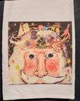 NANCY THOMAS KITCHEN TEA TOWELS - Sugarplum Santa