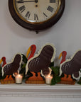 Wooden Turkey Sculptures- Singles or Trio