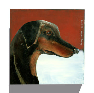 Gallery Grand - Dog Face - Doberman