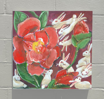 Gallery Grand - Rabbits and Flowers