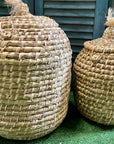 Oval Seagrass Basket with Lid