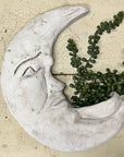 Clay Moon Wall Planter