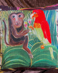 NANCY THOMAS PILLOWS - Monkey Parrot
