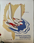 Mid-Mod Print - Intracoastal Waterway Norfolk to Key West