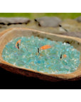 Sparkly Glass Citronella Candle